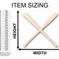 Unfinished Wood Baseball Bats Silhouette - Craft- up to 46" DIY