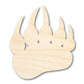 Unfinished Wood Bear Paw Shape - Wildlife Craft - up to 46" DIY