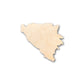 Unfinished Wood Bosnia Shape - Country - Craft - up to 46" DIY