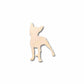 Unfinished Wood Boston Terrier Small Dog Silhouette - Craft- up to 46" DIY
