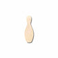 Unfinished Wood Bowling Pin Silhouette - Craft- up to 46" DIY