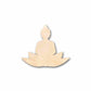 Unfinished Wood Buddha Silhouette - Craft- up to 46" DIY