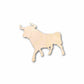 Unfinished Wood Bull Silhouette - Craft- up to 46" DIY