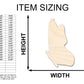 Unfinished Wood Flying Butterfly Silhouette - Animal Craft - up to 46" DIY