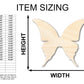 Unfinished Wood Butterfly Shape - Wildlife Craft - up to 46" DIY