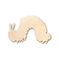 Unfinished Wood Caterpillar Shape - Craft - up to 46" DIY