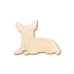 Unfinished Wood Laying Chihuahua Shape - Craft - up to 46" DIY