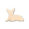 Unfinished Wood Laying Chihuahua Shape - Craft - up to 46" DIY