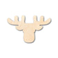 Unfinished Wood Reindeer with Antlers Shape - Christmas - Craft - up to 46" DIY