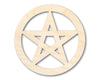 Unfinished Wood Pentacle Shape - Craft - up to 46" DIY