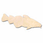 Unfinished Wood Cod Fish Silhouette - Craft- up to 46" DIY