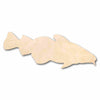 Unfinished Wood Cod Fish Silhouette - Craft- up to 46" DIY