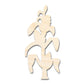 Unfinished Wood Corn Stalk Shape | Craft Cutout | up to 46" DIY