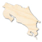Unfinished Wood Costa Rica Country Shape - Central America Craft - up to 46" DIY
