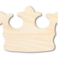 Unfinished Wood Crown Shape | Royalty King Queen | DIY Craft Cutout | up to 46" DIY