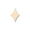 Unfinished Wood Curved Diamond Shape - Craft - up to 46" DIY