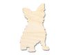 Unfinished Wood Cute Dog Shape - Pet Craft - up to 46"