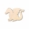 Unfinished Wood Cute Dragon Silhouette - Craft- up to 46" DIY