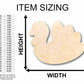 Unfinished Wood Cute Turkey Silhouette - Craft- up to 46" DIY