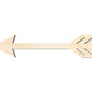 Unfinished Wood Decorative Arrow Shape | Craft Cutout | up to 46" DIY