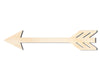 Unfinished Wood Decorative Arrow Shape | Craft Cutout | up to 46" DIY