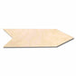 Unfinished Wood Decorative Direction Silhouette - Craft- up to 46" DIY