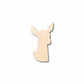 Unfinished Wood Deer Doe Head Silhouette - Craft- up to 46" DIY