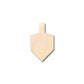 Unfinished Wood Dreidel Silhouette - Craft- up to 46" DIY