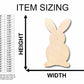 Unfinished Wood Easter Bunny Silhouette - Craft- up to 46" DIY