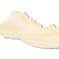 Unfinished Wood El Salvador Country Shape - Central America Craft - up to 46" DIY