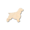 Unfinished Wood English Springer Spaniel Dog Shape - Craft - up to 46" DIY