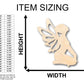Unfinished Wood Fairy Shape - Craft - up to 46" DIY