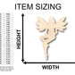 Unfinished Wood Fairy Shape - Craft - up to 46" DIY