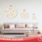 Unfinished Wood Film Reel Shape | Craft Cutout | up to 46" DIY