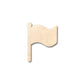 Unfinished Wood Flag Shape - Craft - up to 46" DIY
