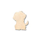 Unfinished Wood Fluffy Puppy Dog Shape - Craft - up to 46" DIY