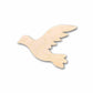 Unfinished Wood Flying Dove Pigeon Bird Silhouette - Craft- up to 46" DIY