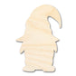 Unfinished Wood Garden Gnome Silhouette - Craft - up to 46" DIY