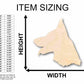 Unfinished Wood German Shepard Dog Silhouette - Craft- up to 46" DIY
