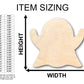 Unfinished Wood Ghost Halloween Shape - Craft - up to 46" DIY