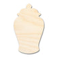 Unfinished Wood Ginger Jar Silhouette - Craft - up to 46" DIY