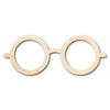 Unfinished Wood Glasses Shape - Craft - up to 46" DIY