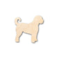 Unfinished Wood Golden Doodle Dog Shape - Craft - up to 46" DIY