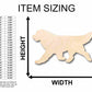Unfinished Wood Golden Retriever Dog Silhouette - Craft- up to 46" DIY