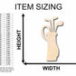 Unfinished Wood Golf Bag Silhouette - Craft- up to 46" DIY