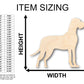 Unfinished Wood Great Dane Dog Shape - Craft - up to 46" DIY