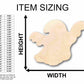 Unfinished Wood Halloween Ghost Silhouette - Craft- up to 46" DIY