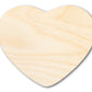 Unfinished Wood Marshmallow Heart Silhouette - Craft - up to 46" DIY