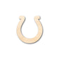Unfinished Wood Horseshoe Shape - Craft - up to 46" DIY