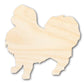 Unfinished Wood Japanese Chin Shape - Pet Craft - up to 46"